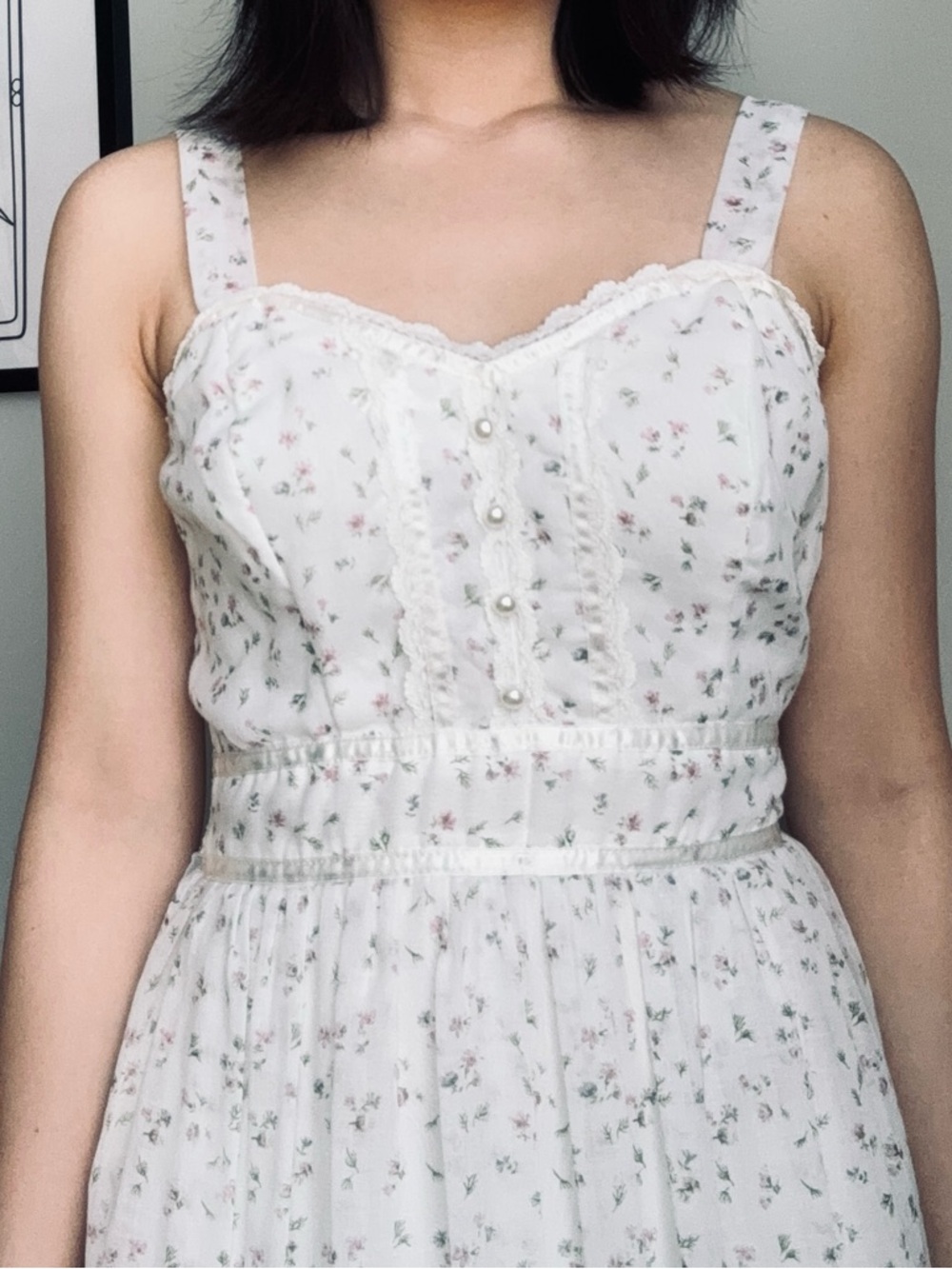 70s Union made floral prairie maxi sundress Gunne Sax STYLE